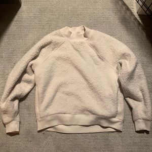 Cream colored Sherpa